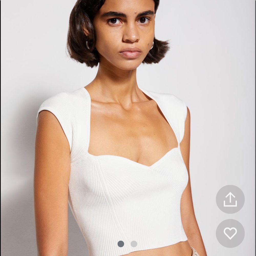Jonathan sinkhai white crop top